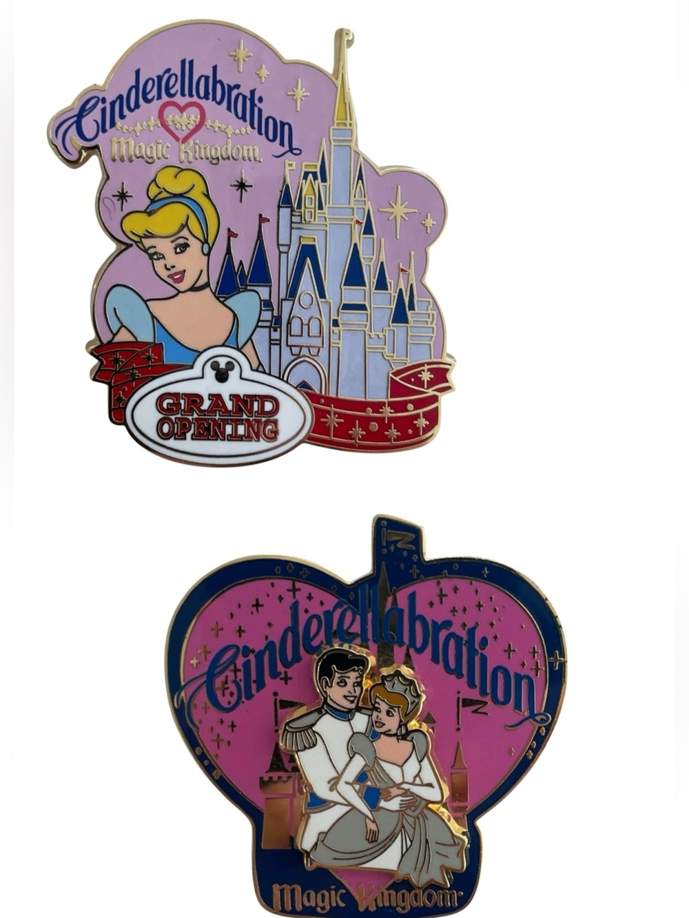 Disney Pins Cinderellabration Magic Kingdom Grand Opening Hidden Mickey EUC